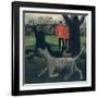 Dogs at Play, 1927-Christopher Wood-Framed Giclee Print