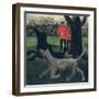 Dogs at Play, 1927-Christopher Wood-Framed Giclee Print