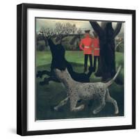 Dogs at Play, 1927-Christopher Wood-Framed Giclee Print