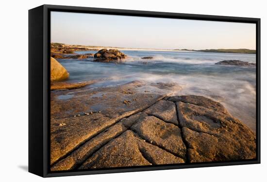 Dogs Bay at Dusk, Roundstone, Connemara, County Galway, Connacht, Republic of Ireland, Europe-Ben Pipe-Framed Stretched Canvas
