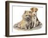 Dogs, Cairn and Wire Terrier, Dawson-Lucy Dawson-Framed Art Print