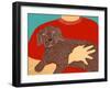 Dogs Can Heal A Broken Heart Choc-Stephen Huneck-Framed Giclee Print
