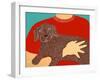 Dogs Can Heal A Broken Heart Choc-Stephen Huneck-Framed Giclee Print