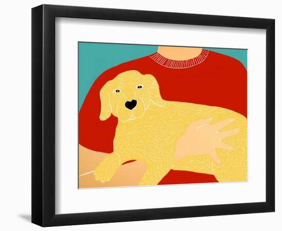 Dogs Can Heal A Broken Heart Yell-Stephen Huneck-Framed Premium Giclee Print