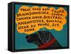 Dogs Can Only Learn A Few Words Black-Stephen Huneck-Framed Stretched Canvas