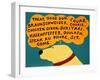 Dogs Can Only Learn A Few Words Yellow-Stephen Huneck-Framed Giclee Print