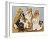 Dogs' Dinner-Pat Scott-Framed Giclee Print