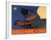 Dogs Have A Soul Black-Stephen Huneck-Framed Giclee Print