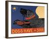 Dogs Have A Soul Black-Stephen Huneck-Framed Giclee Print