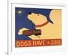 Dogs Have A Soul-Stephen Huneck-Framed Giclee Print