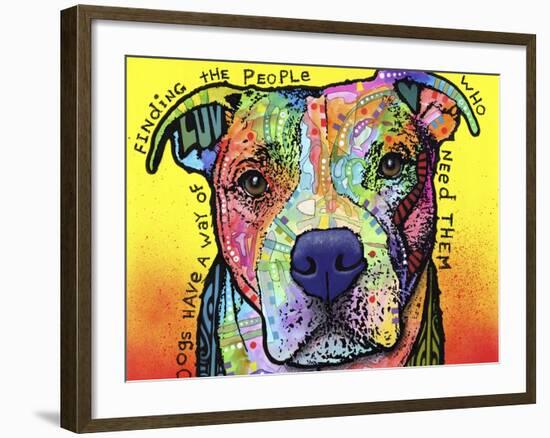 Dogs Have a Way-Dean Russo-Framed Giclee Print