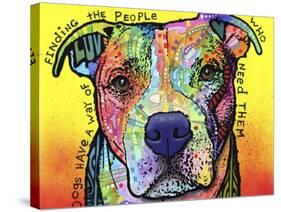 Dogs Have a Way-Dean Russo-Stretched Canvas