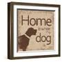 Dogs Home B-Lauren Gibbons-Framed Art Print