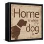 Dogs Home B-Lauren Gibbons-Framed Stretched Canvas