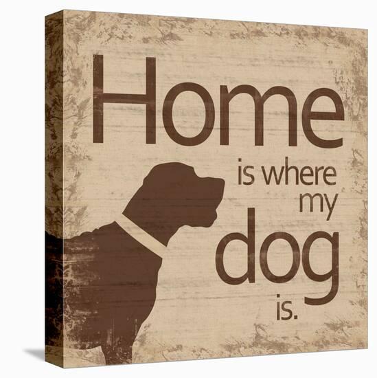 Dogs Home B-Lauren Gibbons-Stretched Canvas