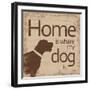 Dogs Home B-Lauren Gibbons-Framed Art Print