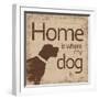 Dogs Home B-Lauren Gibbons-Framed Art Print