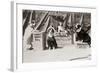 Dogs in Gag Court Session-null-Framed Photographic Print