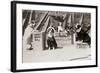 Dogs in Gag Court Session-null-Framed Photographic Print