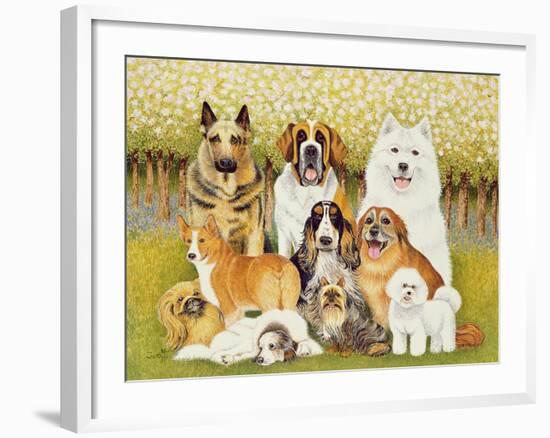 Dogs in May-Pat Scott-Framed Giclee Print