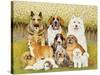 Dogs in May-Pat Scott-Stretched Canvas