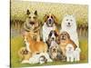 Dogs in May-Pat Scott-Stretched Canvas