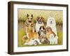 Dogs in May-Pat Scott-Framed Giclee Print