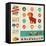 Dogs Infographics - Vector Illustration and Icon Set-Marish-Framed Stretched Canvas