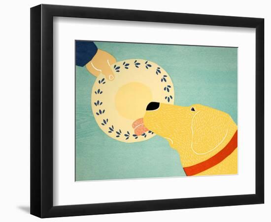 Dogs Like Jobs Yellow-Stephen Huneck-Framed Premium Giclee Print