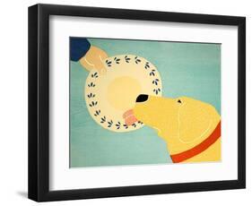 Dogs Like Jobs Yellow-Stephen Huneck-Framed Premium Giclee Print