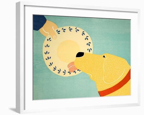 Dogs Like Jobs Yellow-Stephen Huneck-Framed Giclee Print