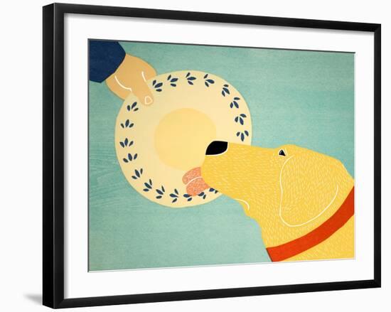 Dogs Like Jobs Yellow-Stephen Huneck-Framed Giclee Print