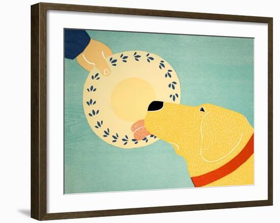 Dogs Like Jobs Yellow-Stephen Huneck-Framed Giclee Print