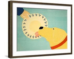 Dogs Like Jobs Yellow-Stephen Huneck-Framed Giclee Print