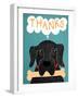 Dogs Live Hand To Mouth Black-Stephen Huneck-Framed Giclee Print