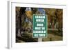 Dogs Must Be Leashed Sign in Front of Park in Ridgeway Colorado-Joseph Sohm-Framed Photographic Print