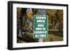 Dogs Must Be Leashed Sign in Front of Park in Ridgeway Colorado-Joseph Sohm-Framed Photographic Print