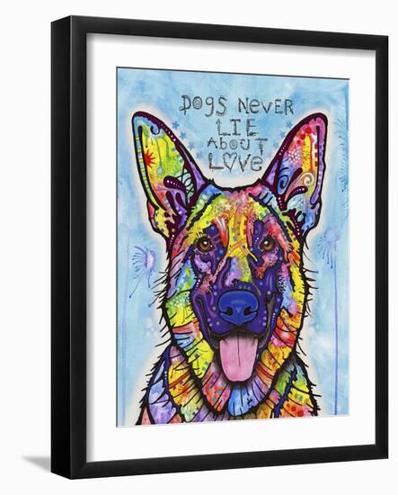 Dogs Never Lie-Dean Russo-Framed Giclee Print