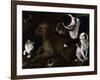 Dogs of Medici Family, Painting by Unknown Artist, Italy-null-Framed Giclee Print