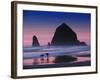 Dogs on Cannon Beach-Jody Miller-Framed Photographic Print