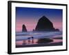 Dogs on Cannon Beach-Jody Miller-Framed Photographic Print