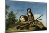 Dogs on the leash, 1775-Francisco de Goya y Lucientes-Mounted Giclee Print