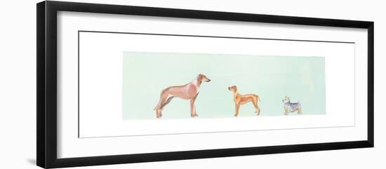 Dogs Panel II-Debbie Nicholas-Framed Photographic Print