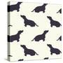 Dogs Pattern.-TashaNatasha-Stretched Canvas