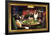 Dogs Playing Poker-null-Framed Poster