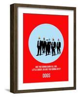 Dogs Poster 2-Anna Malkin-Framed Art Print