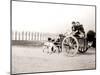 Dogs Pulling Women on a Cart, Antwerp, 1898-James Batkin-Mounted Photographic Print