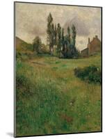 Dogs Running in a Meadow, 1888-Paul Gauguin-Mounted Giclee Print