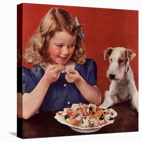 Dogs Sweets, USA, 1950-null-Stretched Canvas