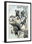 Dogs Used in War by Japanese Russo-Japanese War (Sept 1904)-null-Framed Giclee Print